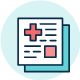 Affordable health plans icon